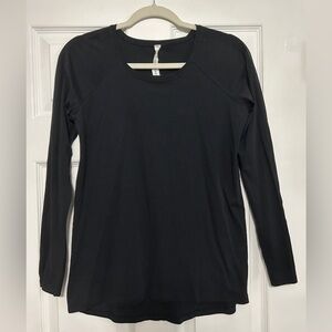 Lululemon long sleeve black shirt, size 4